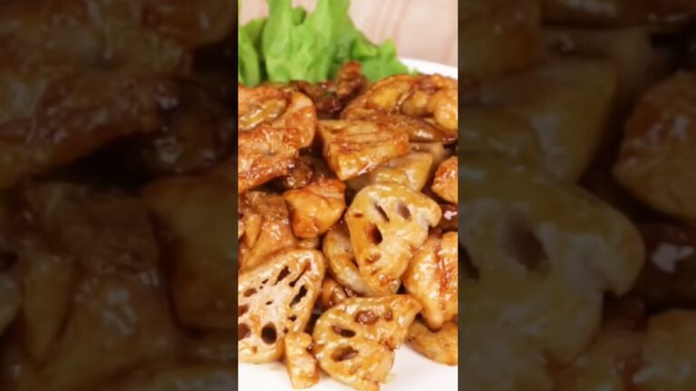 【れんこんとごぼうの甘辛揚げ】レシピ動画！カリッ♪コリッ♪