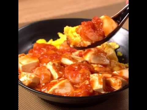 ボリュームアップ♪  エビチリ豆腐 ｜ moguna[モグナ]