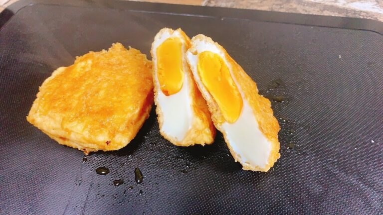 ［ホットサンドメーカー］油揚げのたまご巾着