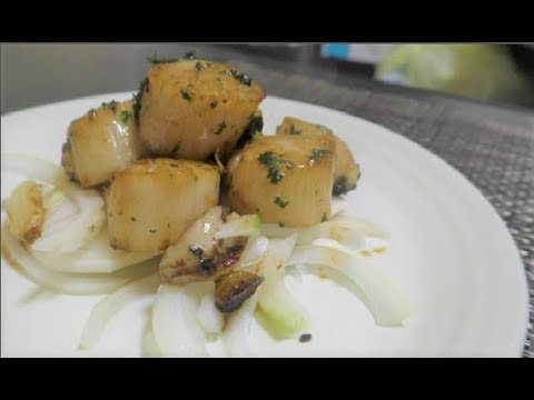 ホタテのバター醤油焼き作りました。