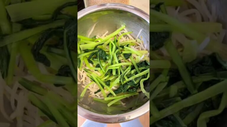 【簡単レシピ】調味料たった2つで絶品‼️【ナムル/飽きない/おうちご飯/おつまみ/おかず/もう一品】 #shorts