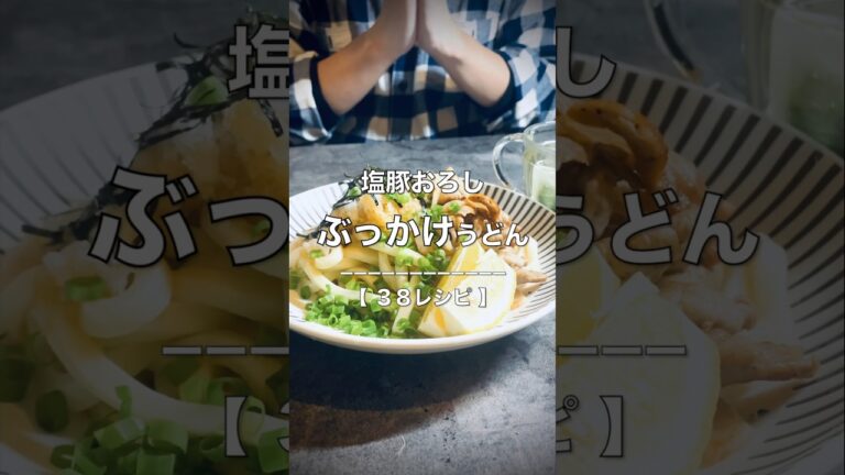 塩豚おろしぶっかけうどん
