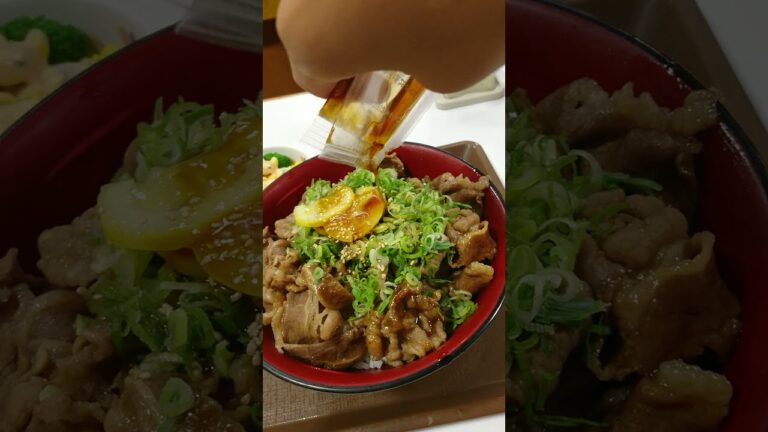 牛カルビ丼 ねぎ塩レモン