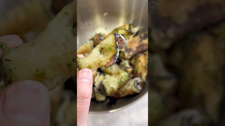 カリカリ食感！食べたらやみつき『茄子フライ』#shorts #cooking #レシピ #簡単