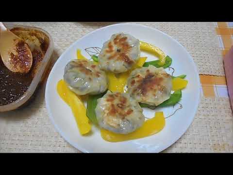 〝 にら饅頭 〟◆ 餃子の皮でカリッカリ！