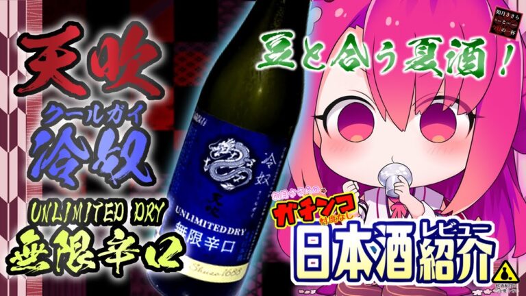 【天吹 無限辛口 冷奴】如月ささらのガチンコ日本酒レビュー！【豆に合う日本酒！？】