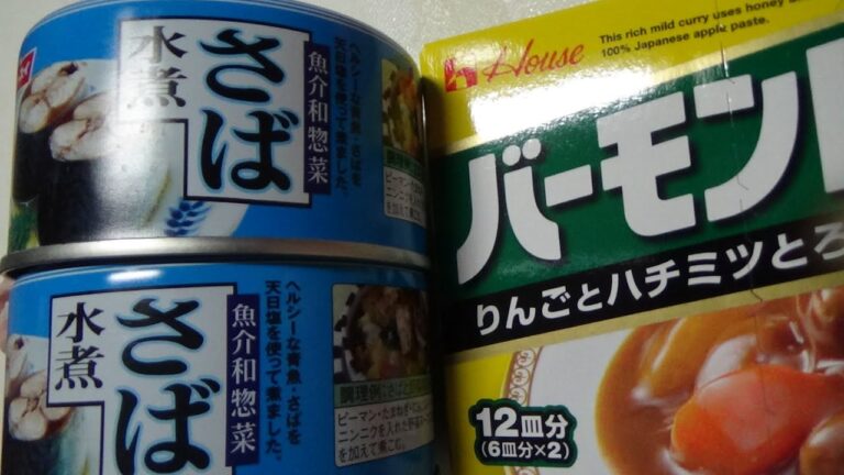 サバの水煮缶を使ったカレーを作って食べました！　【鯖缶カレー】
