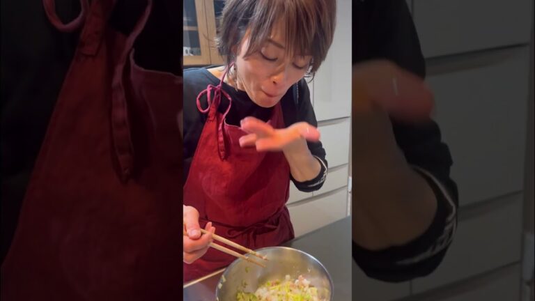 ＼簡単サラダ／白菜とツナのレモンサラダ レシピはコメント欄に記載 #shorts