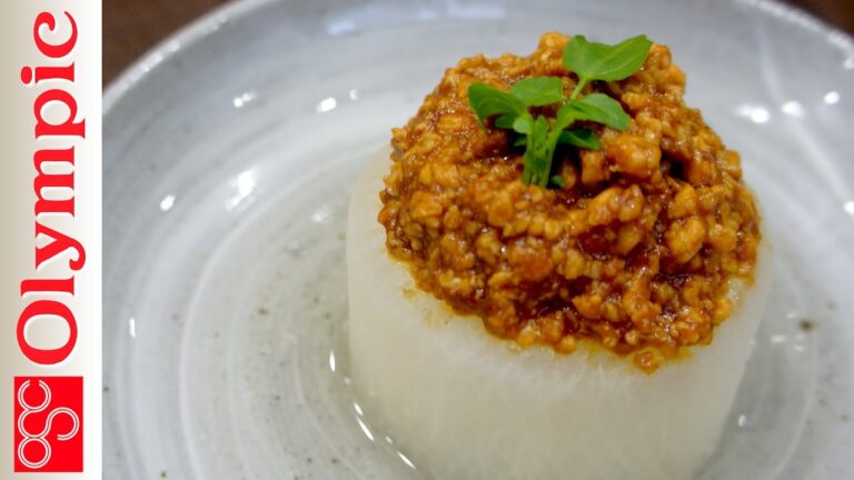 オリンピックの超簡単レシピ　ふろふき大根の作り方