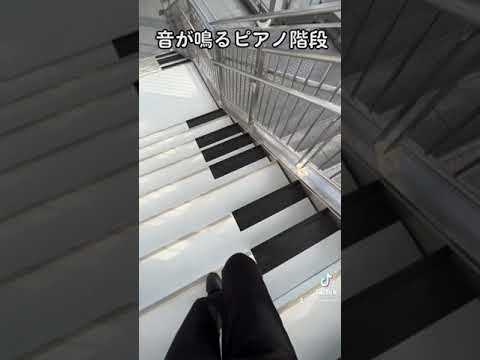 本当に音が鳴る！ピアノ階段 #ピアノ #piano