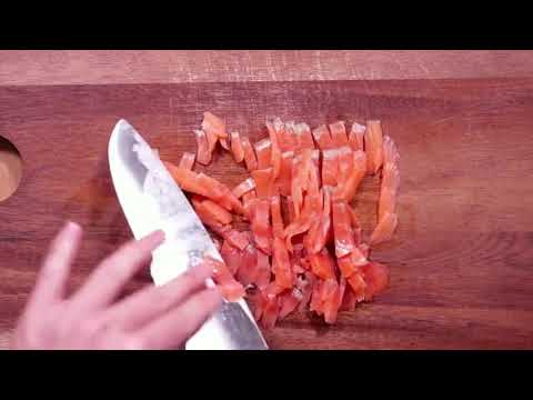 むしょうに食べたくなる！超おすすめレシピ！スモークサーモンユッケ