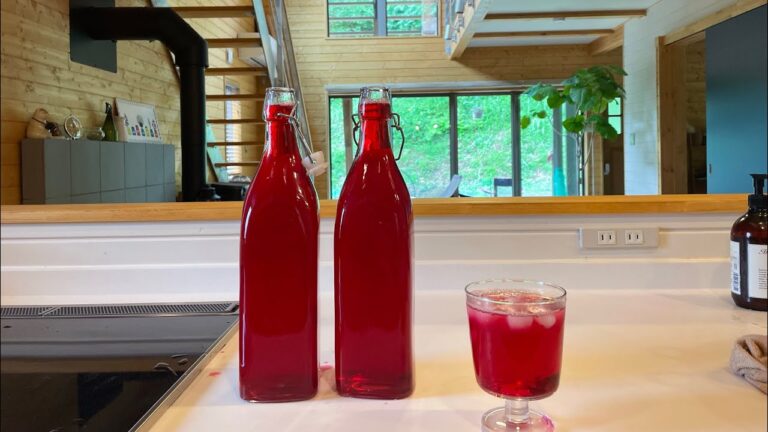 BESSの家#35　初夏の味　赤シソジュースを作りました