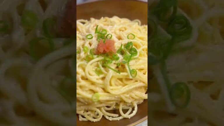 半額のたらこで2種類のたらこパスタ　どちらがお好み？