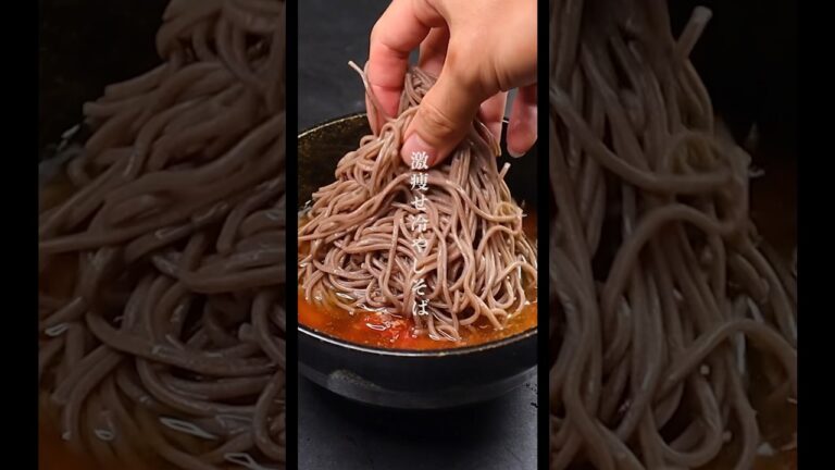 高タンパク低脂質。脂肪燃焼効果抜群の『激痩せ冷やしそば』