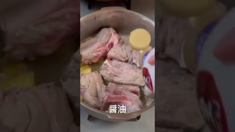 【スペアリブ】料理初心者大学生が作る夜ご飯のリアル【簡単】