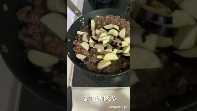 ダイエット中でもOK！なすと挽肉のボロネーゼパスタ【ZENBヌードル】#shorts