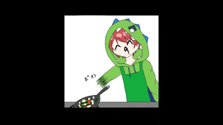 からぴち(キャラ崩壊)ハンバーグ20秒クッキング