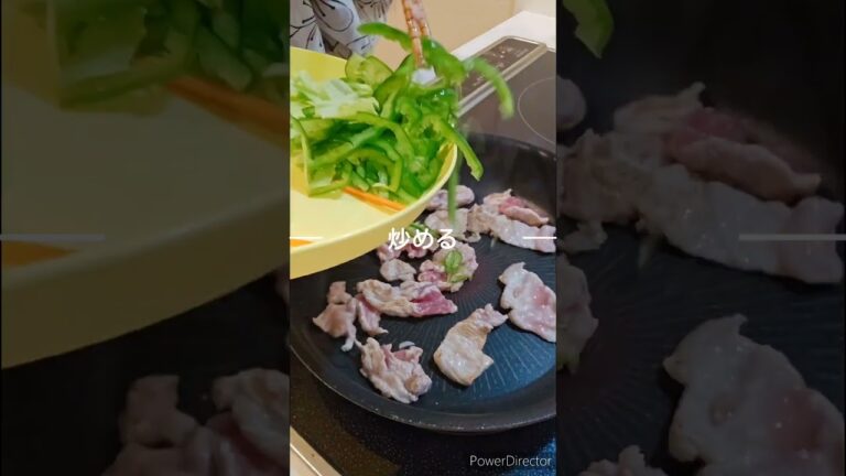 わが家の野菜たっぷり焼きうどん#冷凍うどん #簡単レシピ #野菜摂取