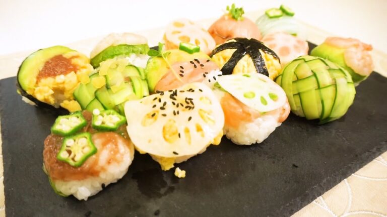 Colorful Sushi Balls　【手まり寿司~Temari sushi~】