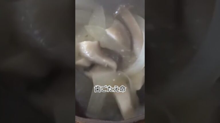 エリンギの味噌汁だよ