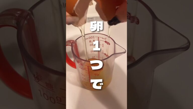 【卵1つで！】ビッグな卵焼き【節約】 #同棲ご飯 #おべんとう #毎日弁当 #卵焼き