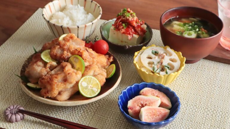 40分で4品！塩麹の唐揚げ献立