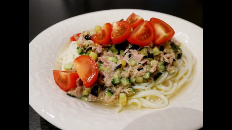 とってもかんたん 鶏ガラスープで作る 冷やしそうめん - jonny's vlog #9 #料理