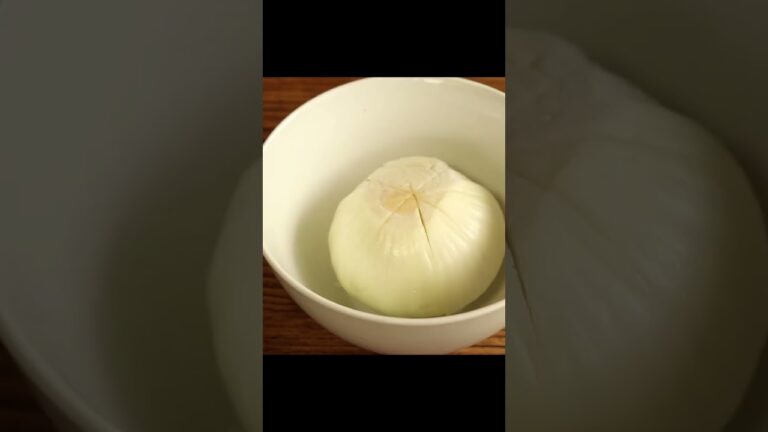 簡単！新玉ねぎ レンジ 蒸し　チーズ醤油