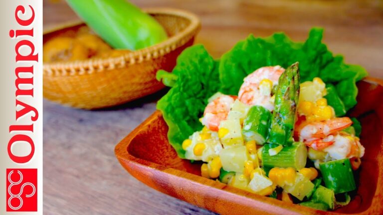 オリンピックの超簡単レシピ　彩り初夏のサラダの作り方