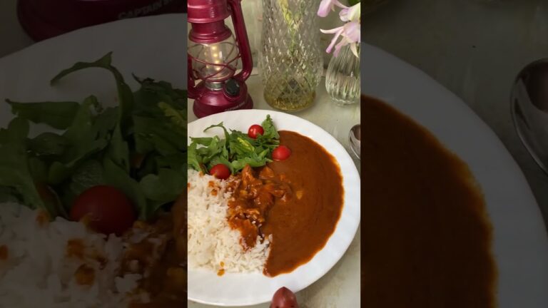 無印バターチキンカレー🍛　#オフの日の　#おうちごはん  #おうちカフェ  #無印良品  #バターチキンカレー  #mayaちゃんねる