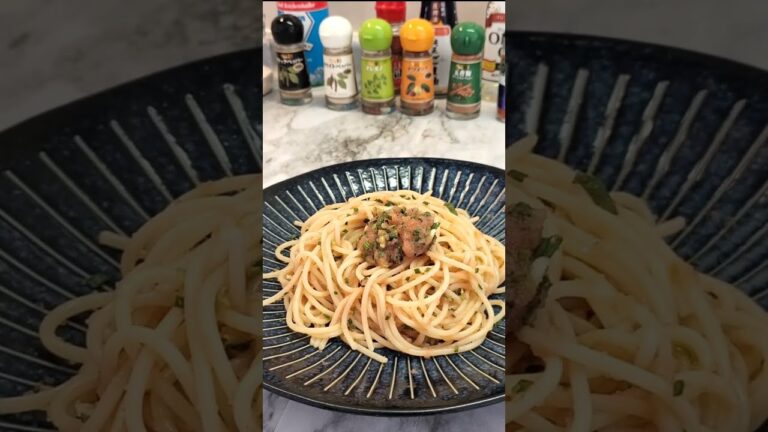 【和風明太子パスタ】明太子と出汁でお酒がすすむ。おつまみ系パスタ。
