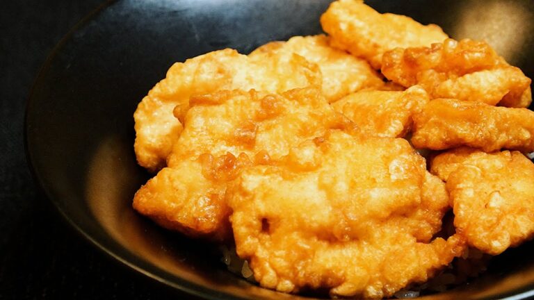 深夜に食べたいとり天丼の作り方