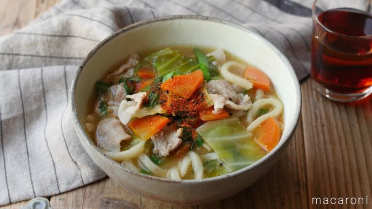 【基本のレシピ】煮込みうどん