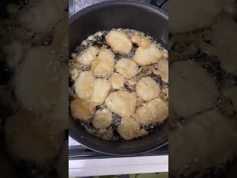 里芋の天ぷら美味しい⁉️