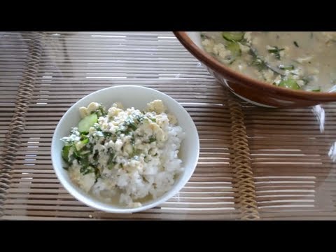 暑い夏は「冷や汁」で乗り切る！の作り方　　How to make Cold Miso Soup