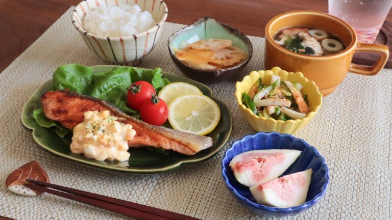 30分で4品！鮭のムニエル献立