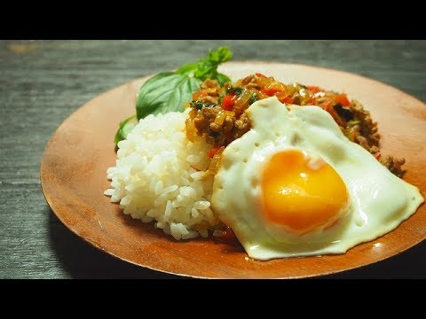 ガパオライスを作るよ！