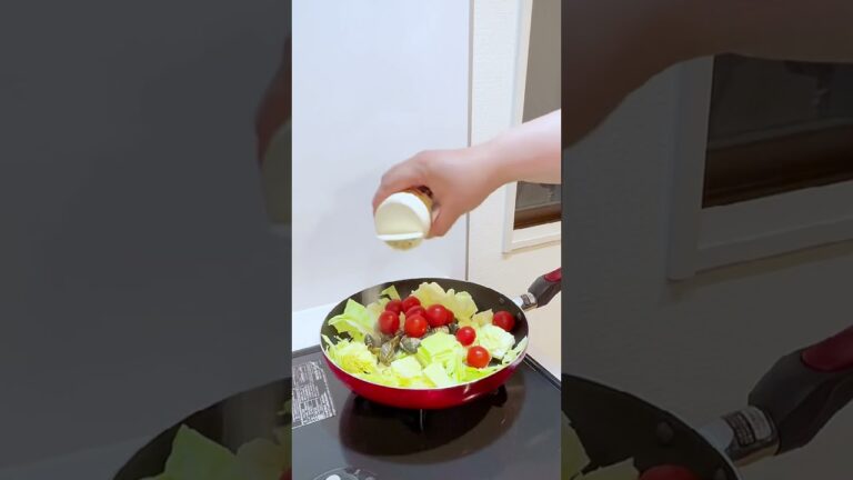 アサリと春キャベツのアクアパッツァ #簡単レシピ #家庭料理
