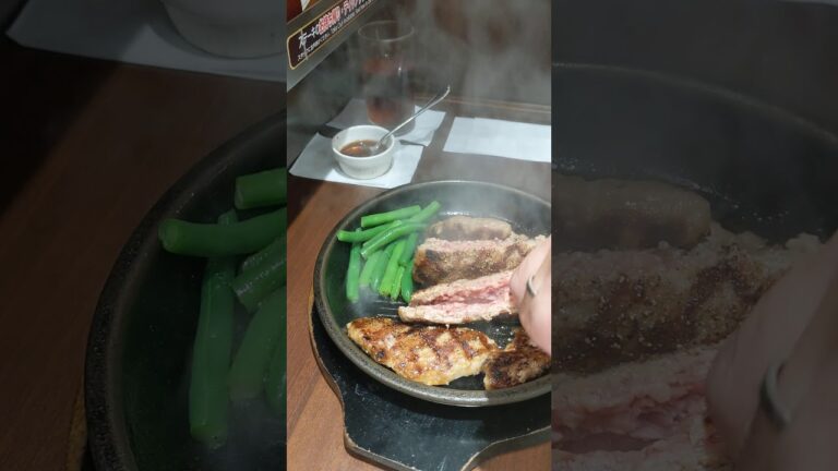 【いきなりステーキ】ワイルドハンバーグの効率のいい焼き方 #shorts