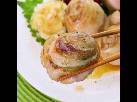 くるくるかわいい、お弁当におすすめ 簡単 豚肉のしそ巻きステーキ ｜ moguna[モグナ]