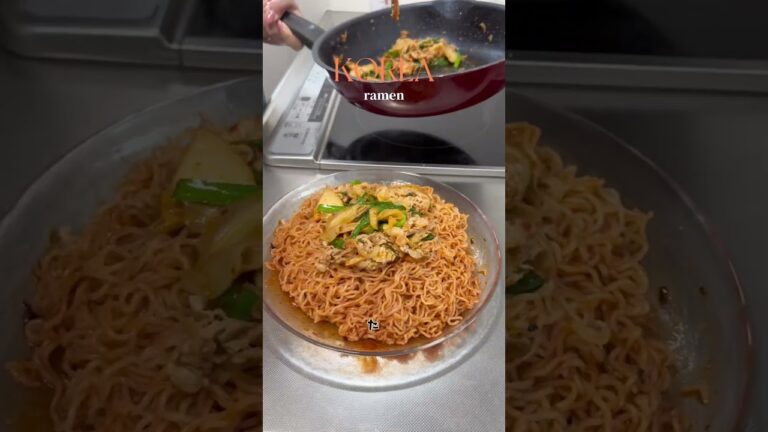 Paldoビビン麺×豚キムチアレンジレシピ🔥 #paldo #うま辛 #インスタントラーメン