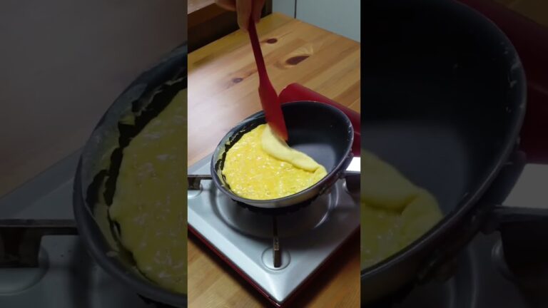 原点に戻ってお箸でオムライス作ってみた