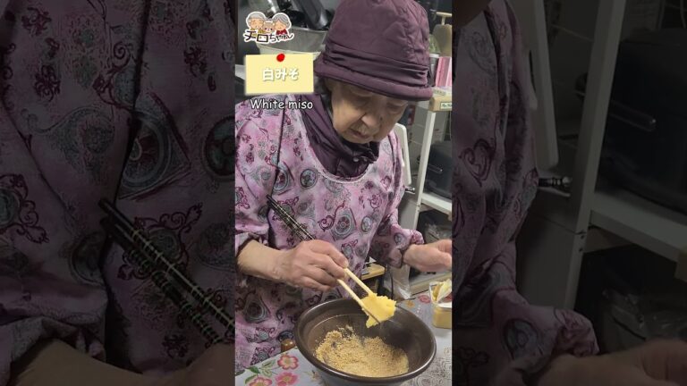 ばあちゃんの料理 ばあちゃん流 菜の花の酢味噌和え。#shorts