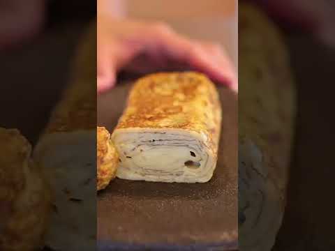 【お寿司屋さんの玉子焼き】ちょっぴり甘めのふわふわ玉子焼きの作り方！
