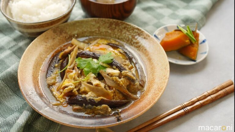 ふわとろ卵でうまみ大団円！ なすと 豚肉の 柳川風 のレシピ 作り方