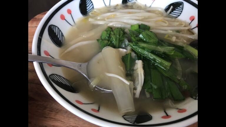 クルクルになる春雨を使って『タイ風春雨スープ』