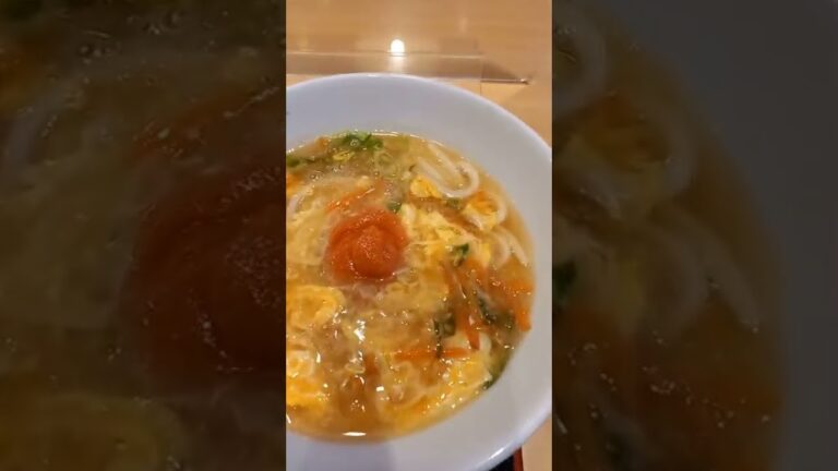 得得うどん。明太玉子とじあんかけうどん。