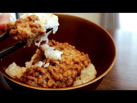 ちょい足しで劇的に変化する納豆ご飯　にんにく油納豆　納豆ご飯嫌いな嫁が猛烈な勢いで食べ進める
