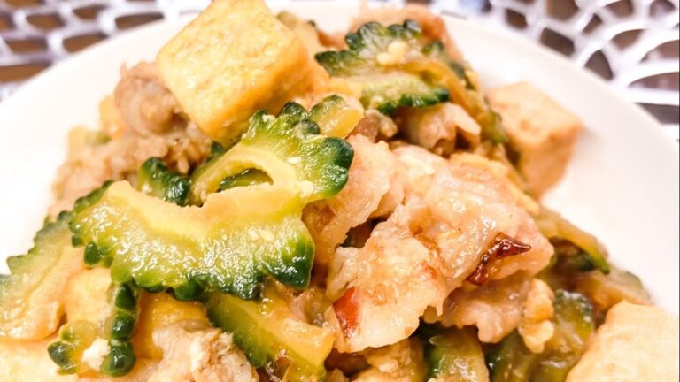 【ビタミンたっぷり】絶品ゴーヤチャンプルーとゴーヤサラダ/夏バテ防止に！苦味少なく食べやすい！