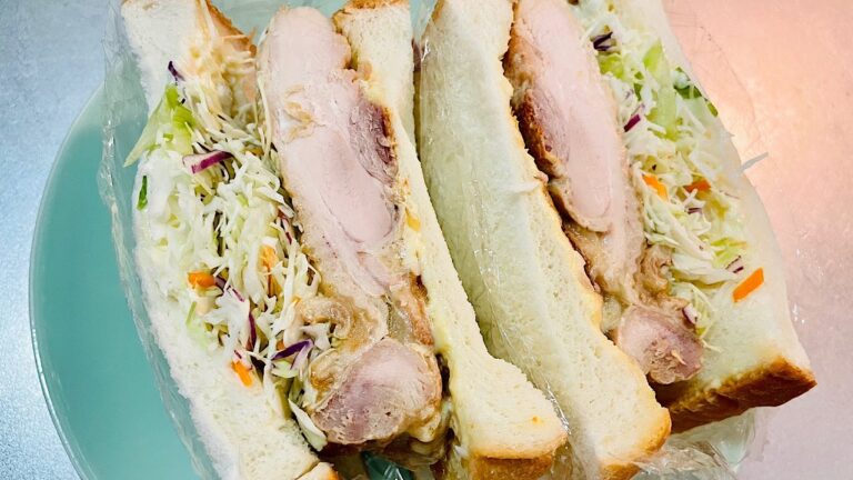 分厚い照り焼きチキンサンドイッチ弁当🥪🐓#作り置き弁当 #お弁当動画 #お弁当詰め方